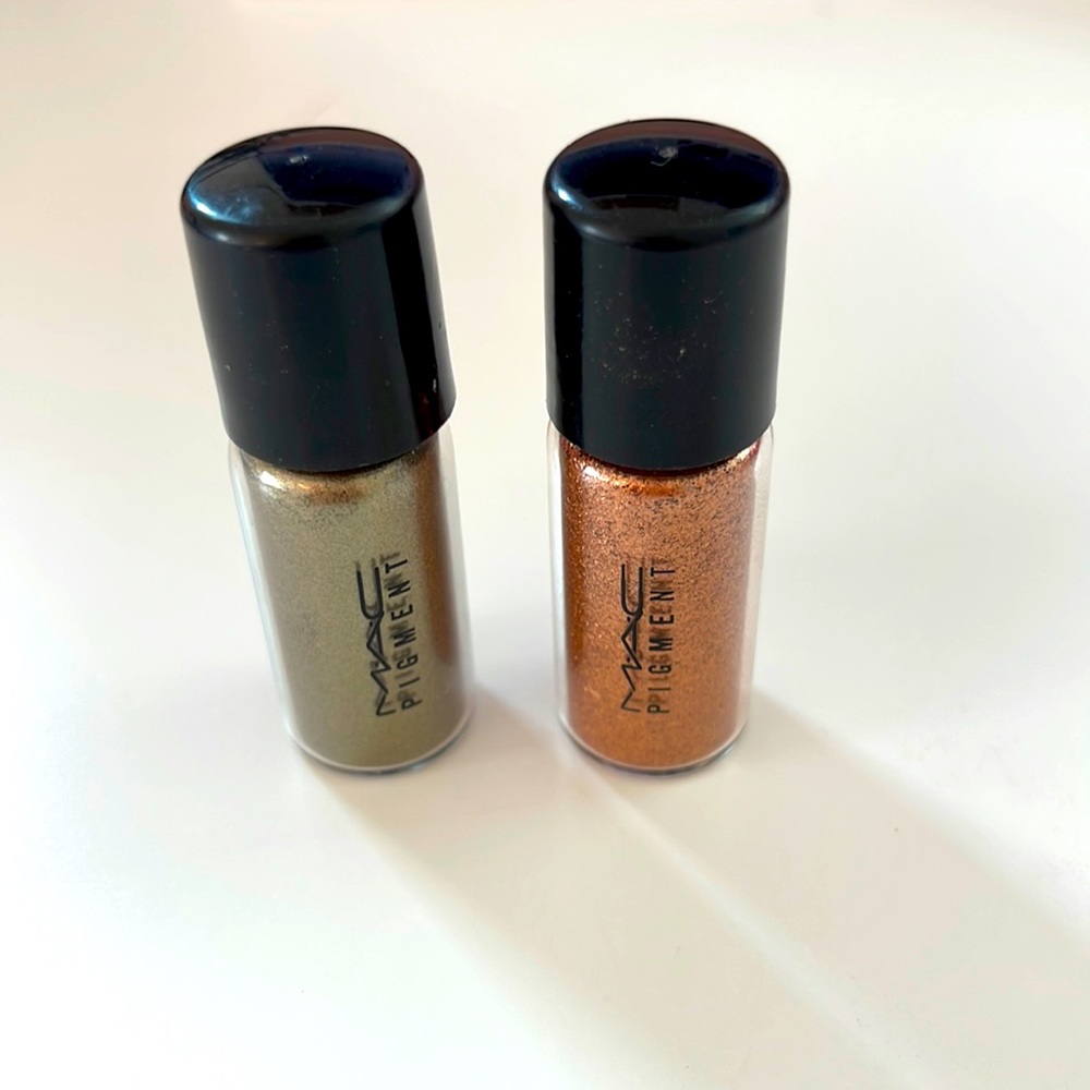 Bundle of Rare MAC Pigments - Rushmetal and Copperized